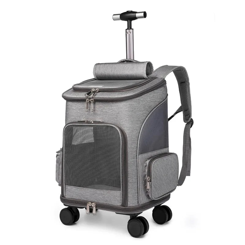 Large Capacity Portable Pet Backpack Adjustable Lightweight Breathable